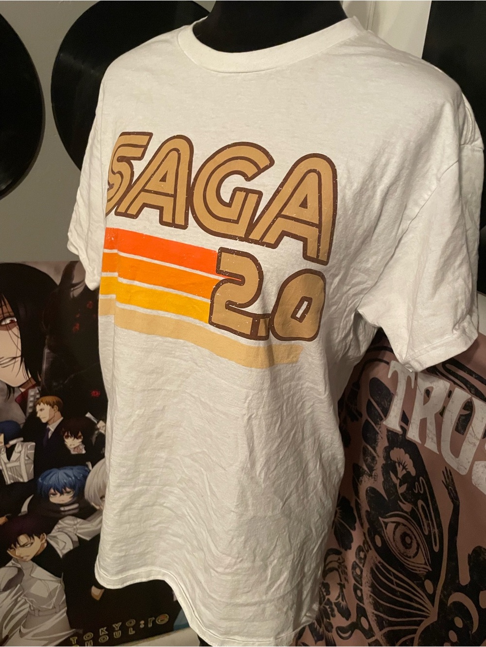 Hanes White Tag-Label Authentic-T Tee
